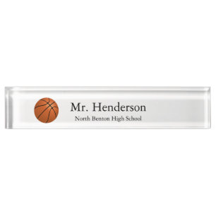 Professional Teacher Sports Nameplate