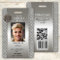 Professional Tech Metallic Employee Photo ID Badge