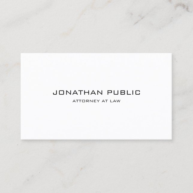 Professional Template Law Office Attorney Lawyer Business Card (Front)
