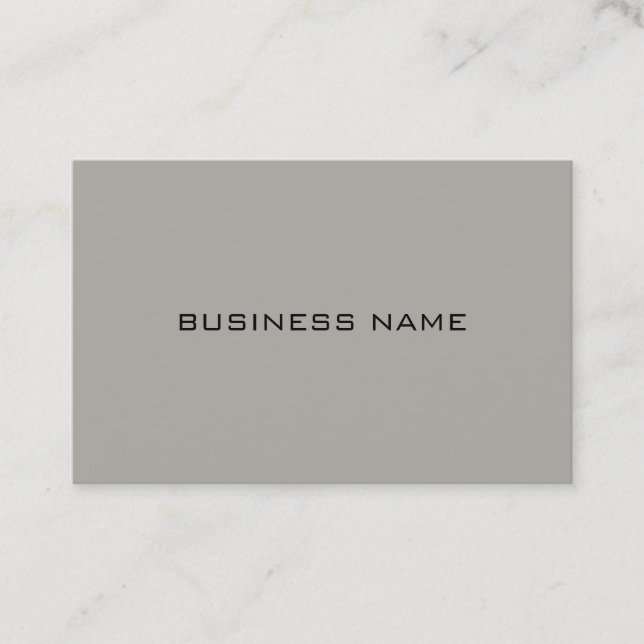 Professional Template Minimalistic Stylish Simple Business Card (Front)