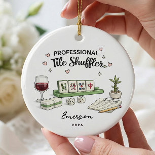 Professional Tile Shuffler Ornament