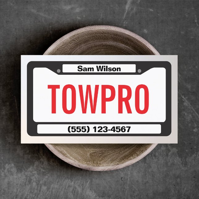 Professional Tow Truck Service  Business Card (Creator Uploaded)