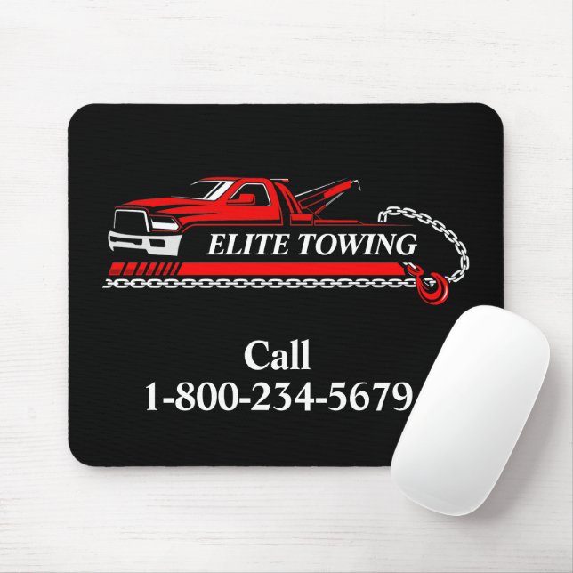 Professional Tow Truck Service Mouse Pad (With Mouse)