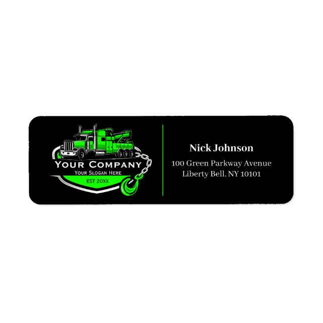 Professional Towing Company, Hauling Service (Front)