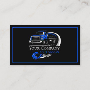 Professional Towing Company, Hauling Service Business Card