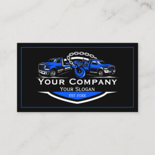 Professional Towing Company, Hauling Service Business Card