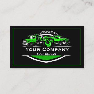 Professional Towing Company, Hauling Service Business Card