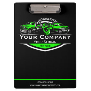 Professional Towing Company, Hauling Service Clipboard