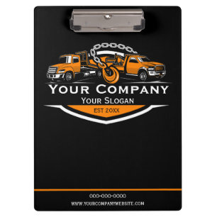 Professional Towing Company, Hauling Service Clipboard