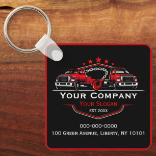 Professional Towing Company, Hauling Service Key Ring