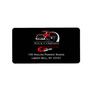 Professional Towing Company, Hauling Service Label