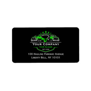Professional Towing Company, Hauling Service Label