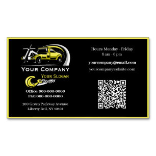 Professional Towing Company, Hauling Service Magnetic Business Card