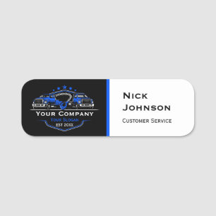 Professional Towing Company, Hauling Service Name Tag