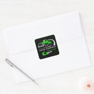 Professional Towing Company, Hauling Service Square Sticker