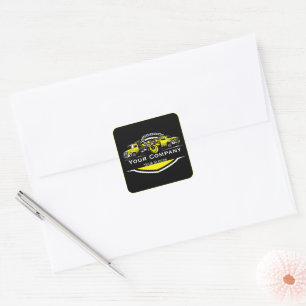 Professional Towing Company, Hauling Service Square Sticker