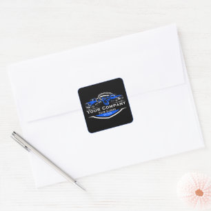 Professional Towing Company, Hauling Service Square Sticker