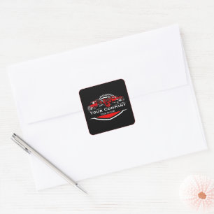 Professional Towing Company, Hauling Service Square Sticker