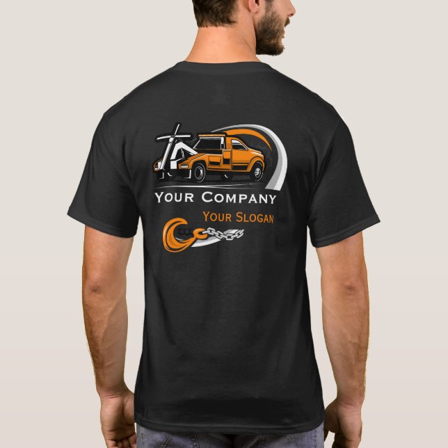 Professional Towing Company, Hauling Service T-Shirt (Back)