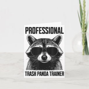 Professional Trash Panda Trainer Card