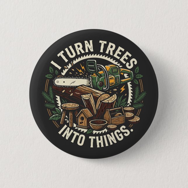 Professional Tree To Thing Converter 6 Cm Round Badge (Front)