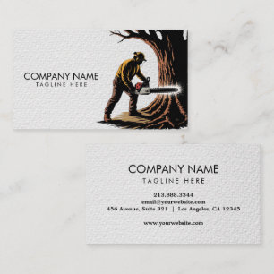 Professional Tree Trimming & Arborist Services     Business Card