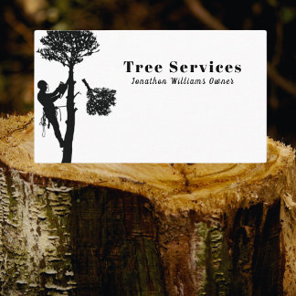 Professional Tree Trimming Services Business Card
