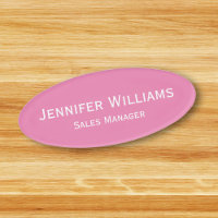 Professional Trendy Pink Office Business Magnetic