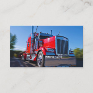 professional trucking business cards