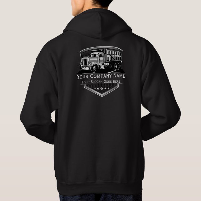Professional Trucking Hauling Company  Hoodie (Back)