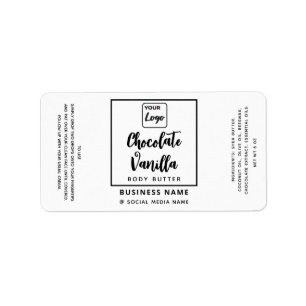 Professional typography black white logo product   label