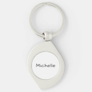 Professional Unique Casual Handwriting Key Ring