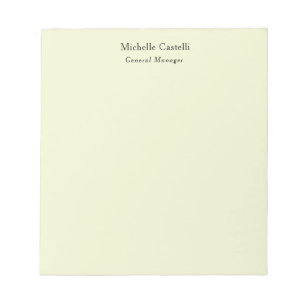 Professional Unique Classical Plain Notepad