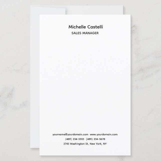 Professional Unique Classical Simple (Front)