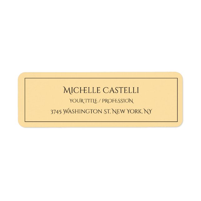 Professional Unique Classical Simple Beige Color (Front)