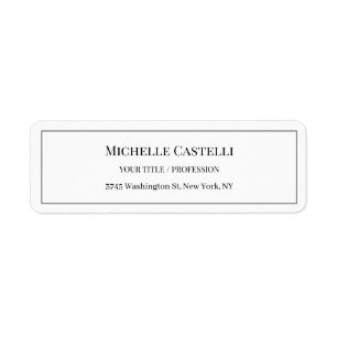 Professional Unique Classical Simple Black & White