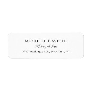 Professional Unique Classical Simple Black & White