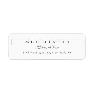 Professional Unique Classical Simple Black & White