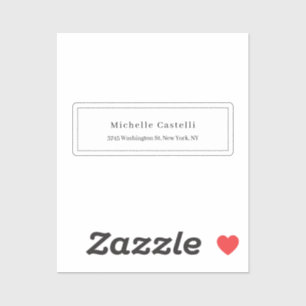 Professional Unique Classical Simple Black & White