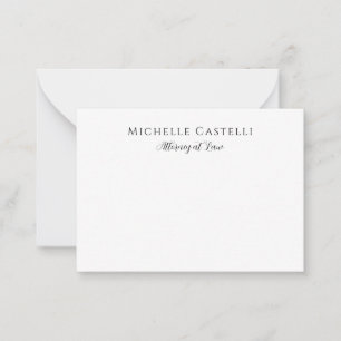 Professional Unique Classical Simple Black & White Card