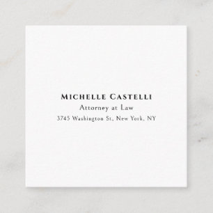 Professional Unique Classical Simple Black & White Enclosure Card