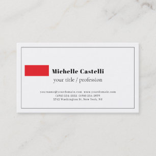 Professional Unique Classical Simple Business Card