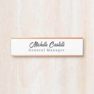 Professional Unique Classical Simple Door Sign