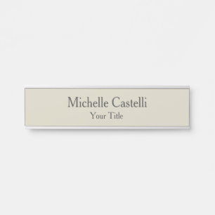 Professional Unique Classical Simple Door Sign