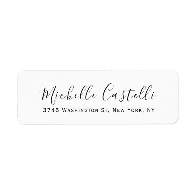Professional Unique Classical Simple Handwriting (Front)