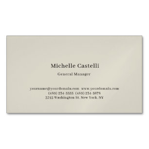 Professional Unique Classical Simple Magnetic Business Card