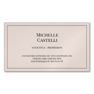 Professional Unique Classical Simple Magnetic Business Card