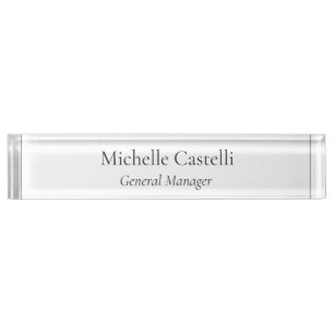 Professional Unique Classical Simple Nameplate