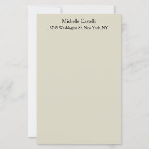 Professional Unique Classical Simple Paper Sheet