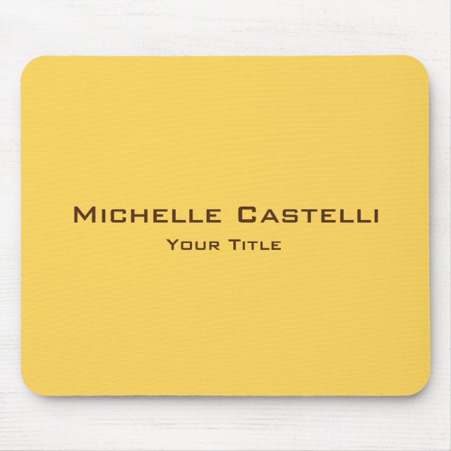 Professional Unique Classical Simple Plain Mouse Pad (Front)